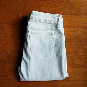 J. Crew Matchstick White Jeans